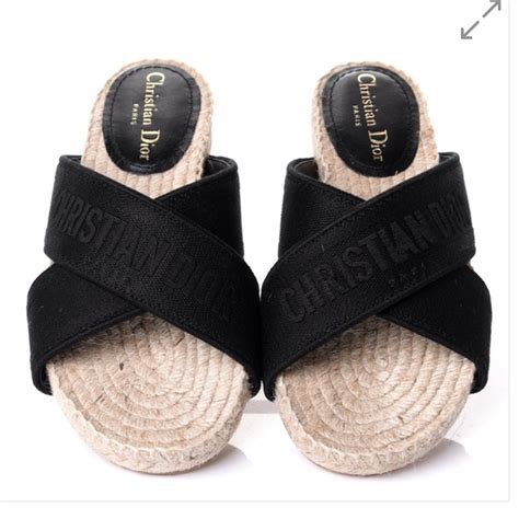 dior espadrilles slides|is dior espadrilles comfortable.